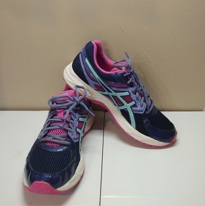 Asics Gel Contend 3 T5F9N Women's Size 11 Purple & Fuchsia Running Shoes